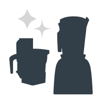 Stylized Image of 3 Blenders