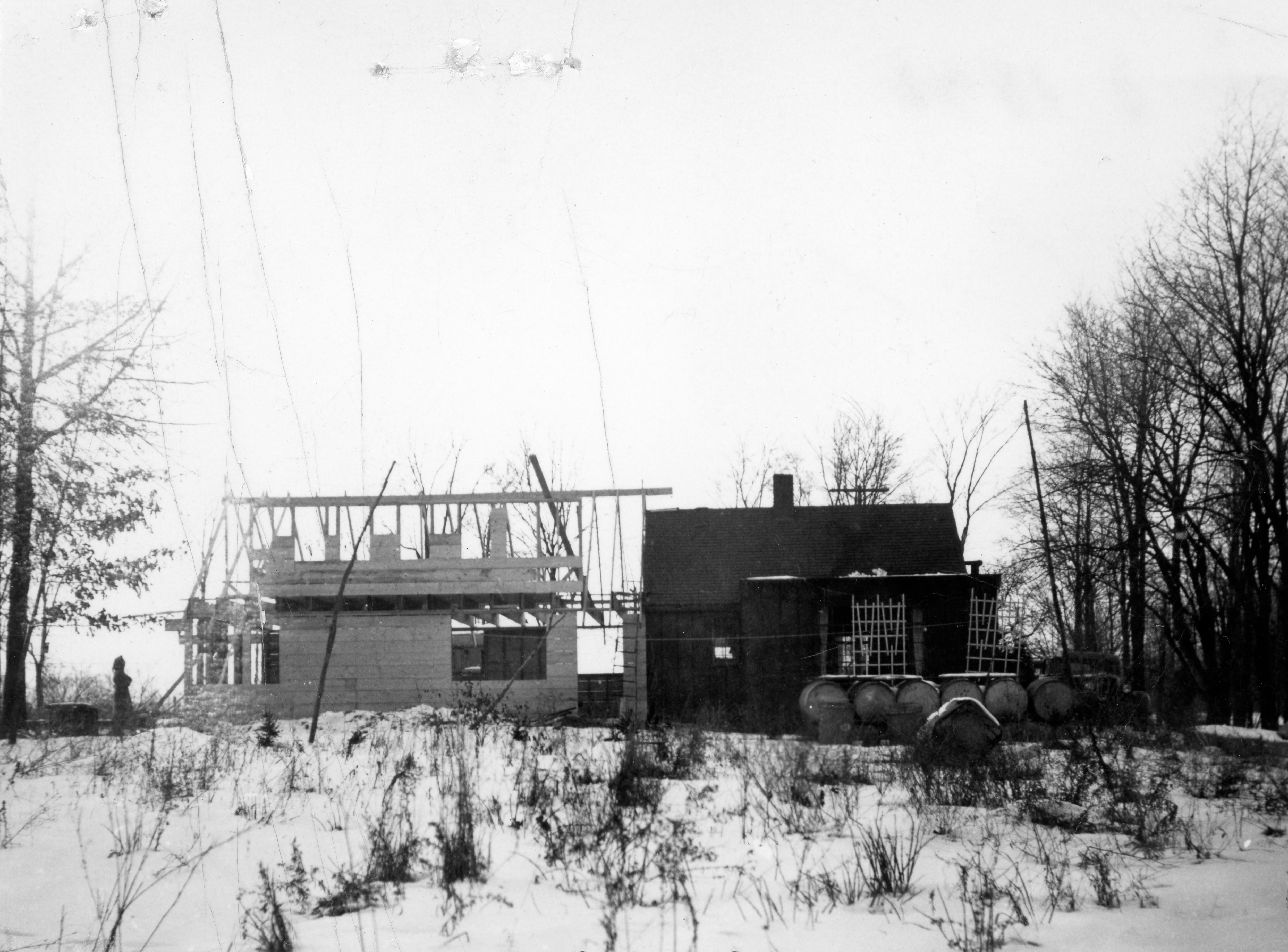 Construction of Original Homestead