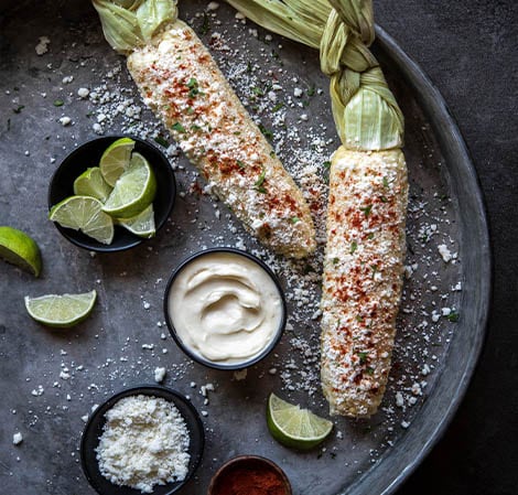 Receta de elote estilo mexicano con mayonesa casera | Vitamix