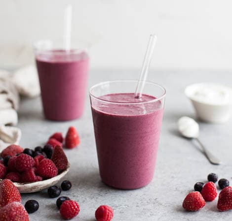 How to Make a Smoothie Recipe - Best Triple Berry Smoothie