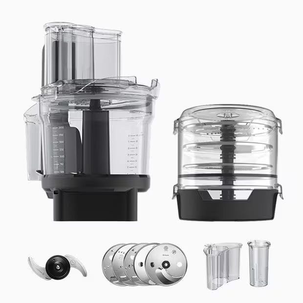 Robot culinaire de 12 tasses GE avec accessoires en acier inoxydable -  G8P1AASSPSS, Promotions